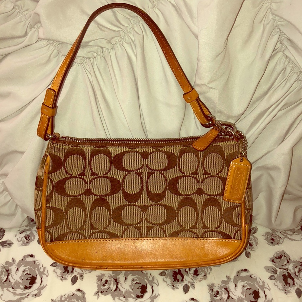 Tan Coach Handbag